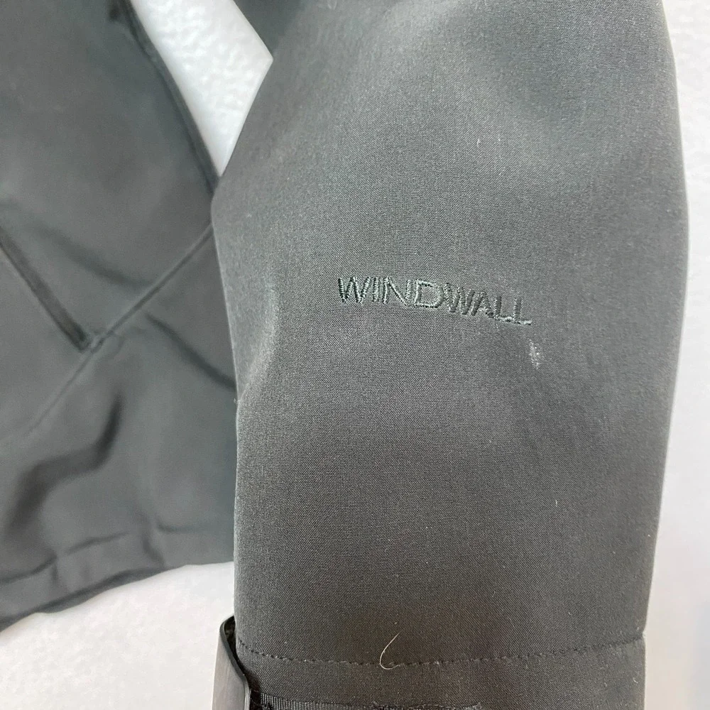 The North Face Jacket Mens XL Black Windwall Softshell Full Zip